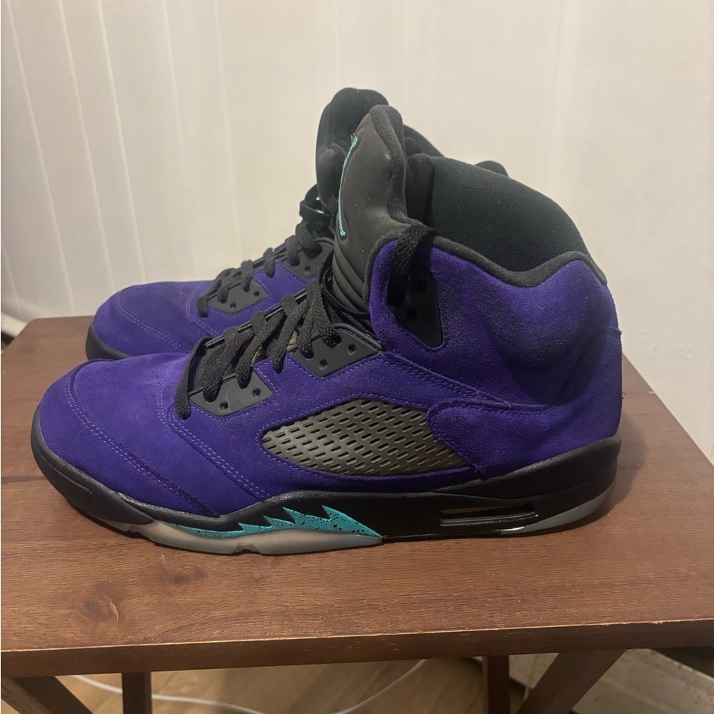 Jordan 5 Retro Alternate Grape Mens 13 with snapback